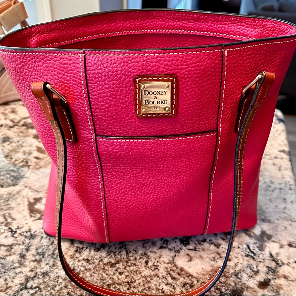 Beautiful gently used leather handbag